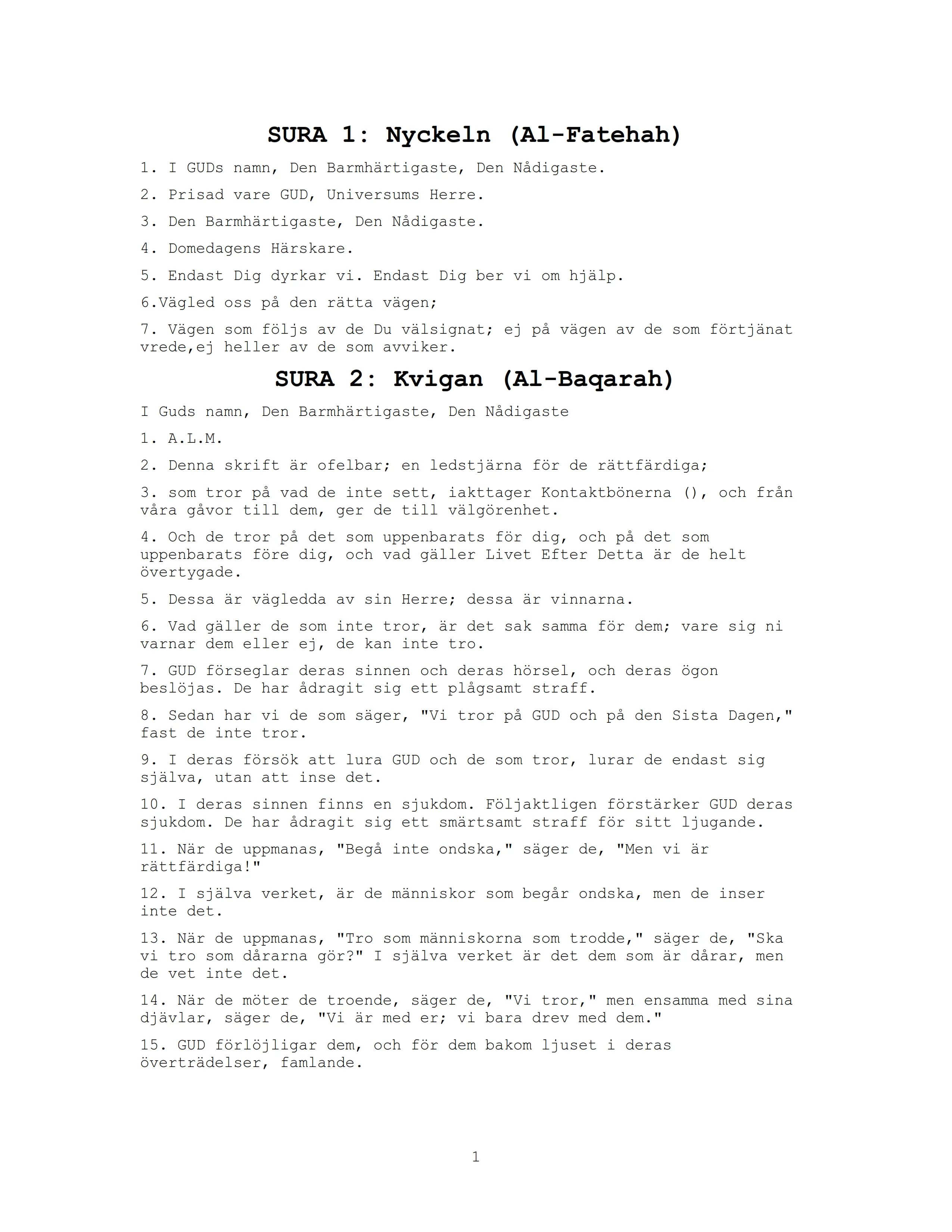 Quran Page 5