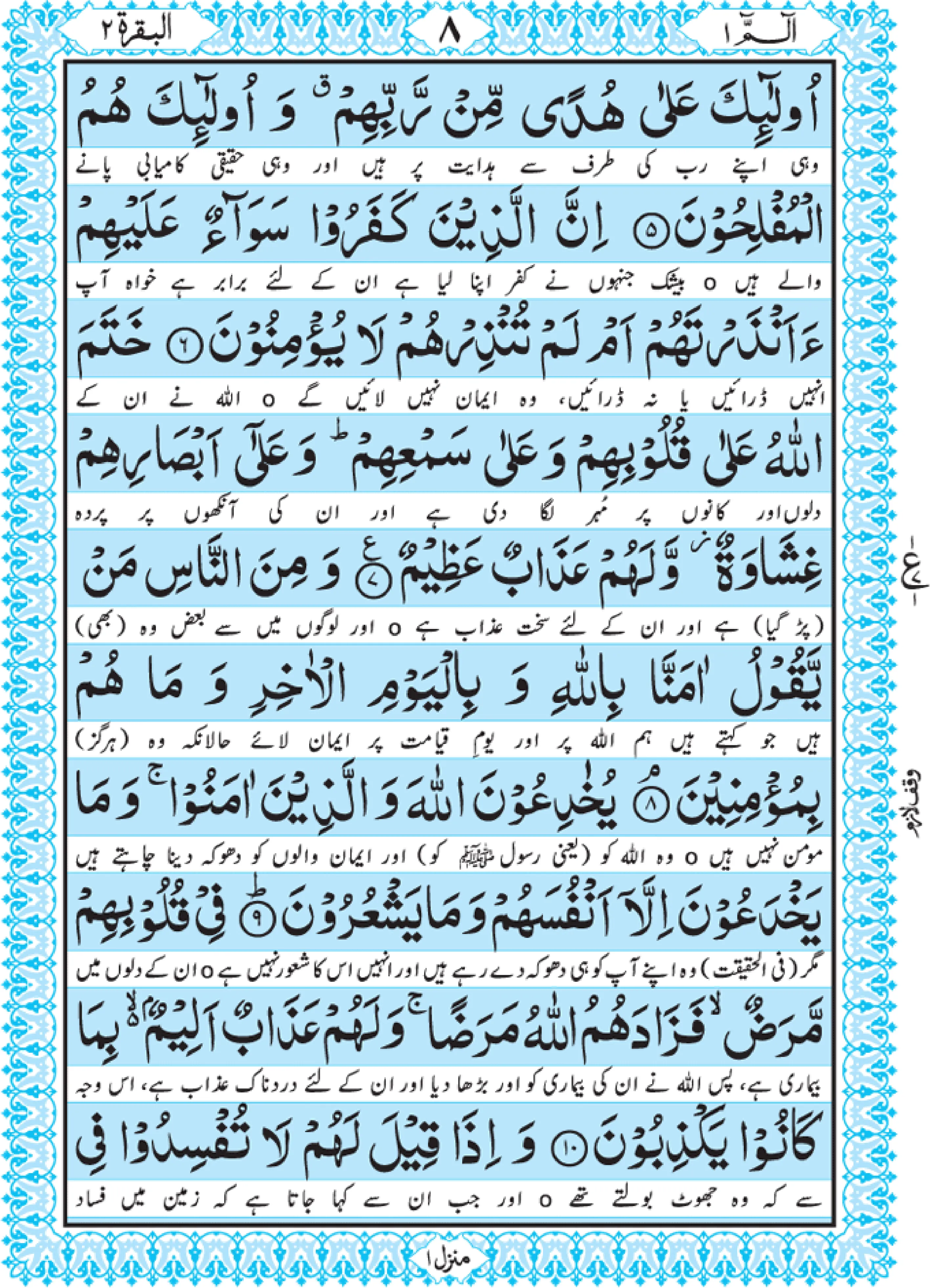 Quran Page 8